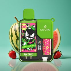 Aivono AIM-TANK 9500 Puffs - 18ml / 650mAh / LCD - Fraise Pastèque