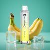 Hayati Pro Max 4000 Puffs Rechargeable Vape Jetable Banane Glacée - 2% ou 5% Nicotine, 1400mAh, Dual Mesh Coil, LED Crystal