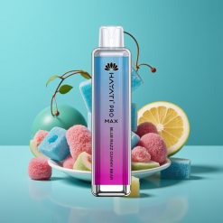 Hayati Pro Max 4000 Puffs Vape Jetable Blue Razz Gummy Bear – 5% Nicotine, 1400mAh Rechargeable, Cristal LED