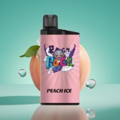 IGET Bar 3500 Puffs Pêche Glacée - 1.2 Ohm Mesh Coil, 1400 mAh, PC+ALU