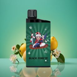 IGET Bar 3500 Puffs Vape Jetable Forêt Noire - 1.2 Ohm Mesh Coil, 1400 mAh, PC+ALU, 78g