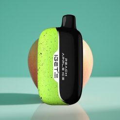 IGET Moon K5000 Puffs PC 1.35 Ohm Mesh Pêche Pomme Vape Jetable 81.5 g 49.5x25.3x99.4 mm