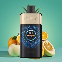IGET ONE 12000 Puffs Vape Jetable Monster Tropical Orange – 2700 mAh, Écran Courbé Couleur, Double Mesh 0.6 ohm