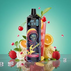 JNR Alien 10000 Puffs Vape Jetable Cerise Cola Pétillante – 850mAh, Charge Rapide Type-C, LED RGB