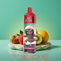JNR Alien 10000 Puffs Vape Jetable Kiwi-Fraise avec 850mAh, 20ml E-liquide et Charge Rapide Type-C