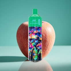 JNR Alien Max 18000 Puffs – Pomme Glacée – Écran LED Intelligent – Double Mesh Coil – 28ml E-liquide – Charge Rapide Type-C
