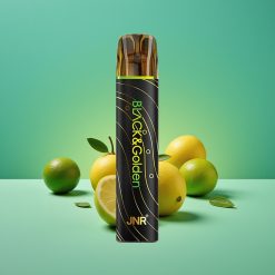 JNR Black&Golden 800 Puffs Vape Jetable Citron & Citron Vert – 550mAh, 2ml, TPD, 2% Nicotine