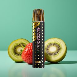 JNR Black&Golden 800 Puffs Vape Jetable Fraise Kiwi - 550mAh, 2ml, TPD, 2% Nicotine
