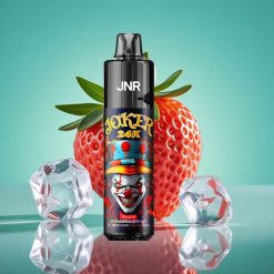 JNR Joker 24K Puffs Rechargeable Vape Jetable Fraise Glacée - 2+10ml Pod, 800mAh, Type-C