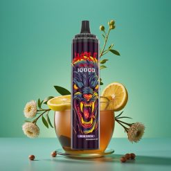 JNR Wolf Niplo 10000 Puffs Vape Jetable Iron Brew - 20ml/650mAh/Type-C - 0%, 2%, 5% Nicotine