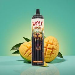 JNR Wolf Niplo Triple Mangue 10000 Puffs - 20ml - 1.0 Ohm Mesh Coil - 650mAh - Type-C