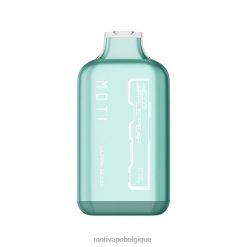 MOTI Vape Bruxelles DNJ0H32 | MOTI Ultra vape jetable (5%, 6000 bouffées) poire pomme verte