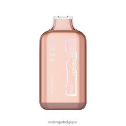 MOTI Vape Disposable Belgique DNJ0H35 | MOTI Ultra vape jetable (5%, 6000 bouffées) crème mangue-pêche