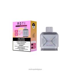 MOTI Vape Pop Belgique DNJ0H87 | MOTI Go Pro dosette jetable citron rose