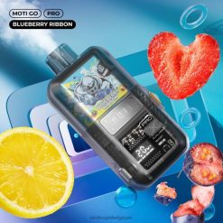 MOTI Vape Price DNJ0H14 | MOTI Go Pro vape jetable (5%, 12000 bouffées) ruban de myrtille