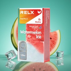 RELX Pod Pro 2 - Pastèque Glacée 0% Nicotine - 600 Puffs - 1.9ml - 3 Modes (Eco 5.5W, Smooth 6.5W, Boost 8W) - 2/3 Pods/Pack